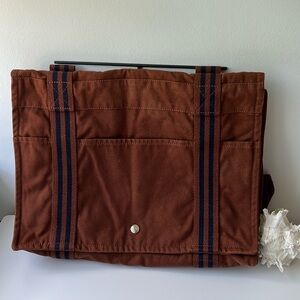 Hermes Canvas Messenger Bag